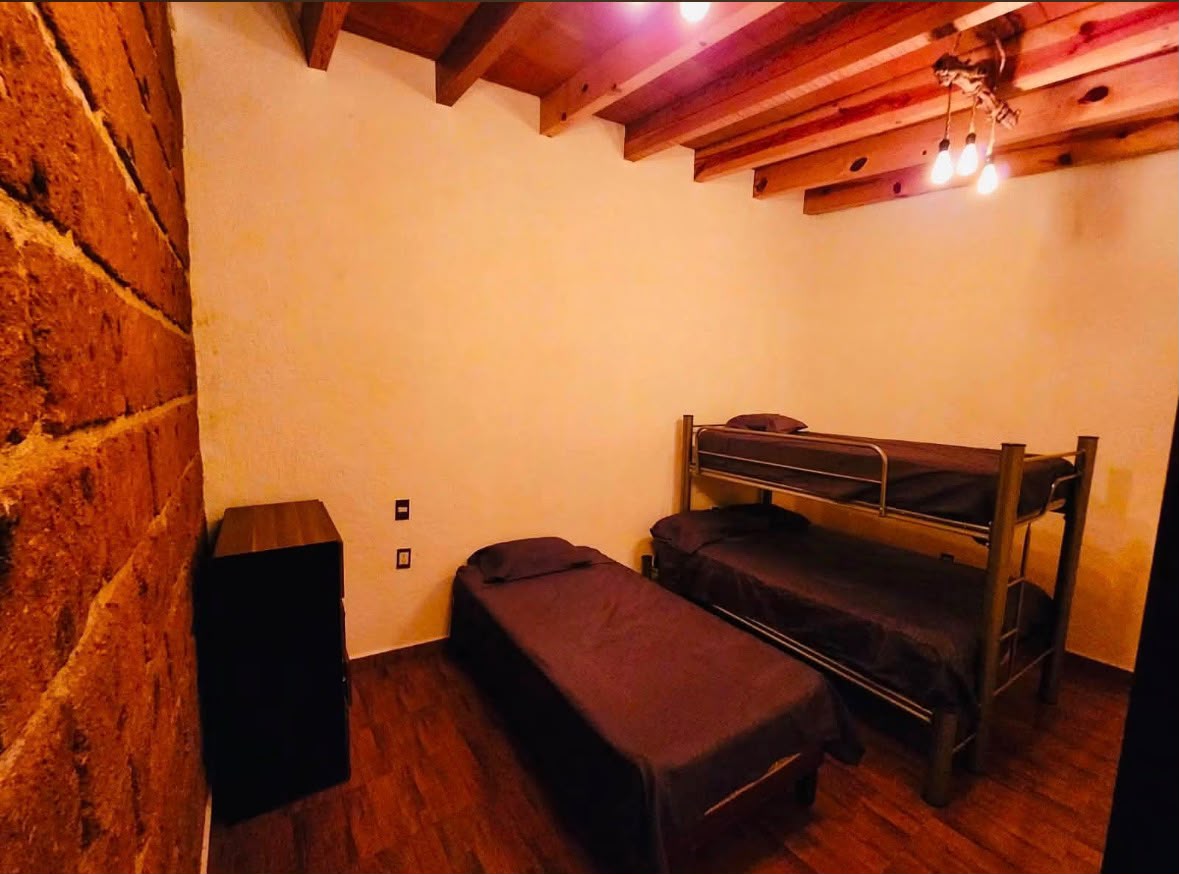 Interior de una de las habitaciones